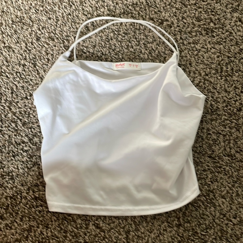 White tank top